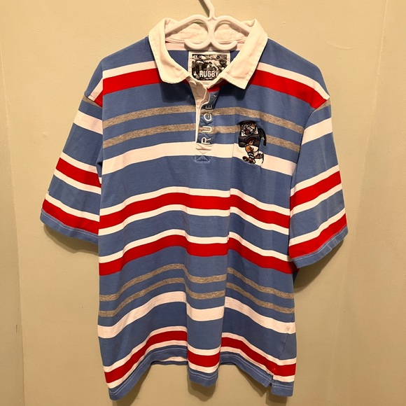 Cotton Traders - A Passion For Rugby - XXL - Stripped Rugby Shirt - 100% Cotton - Picture 14 of 14